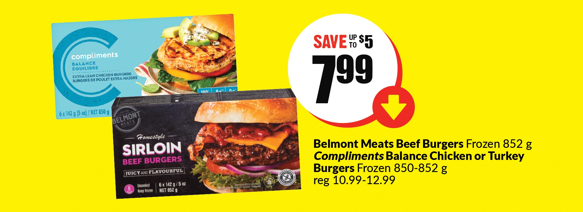Belmont meats beef burgers