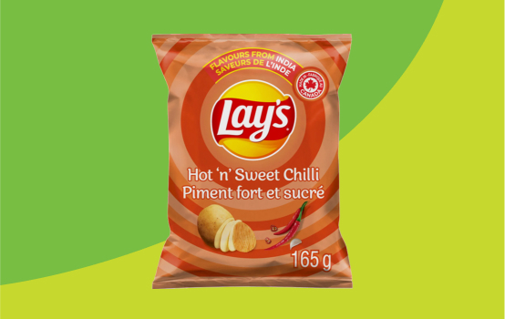 Lays hot n sweet chilli chips