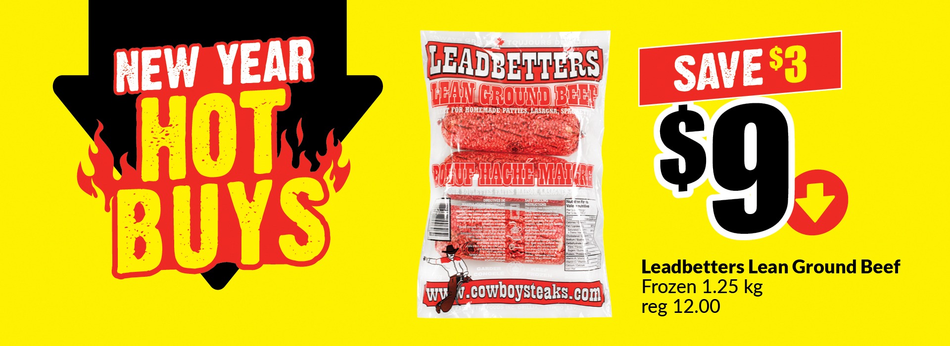 Leadbetters lean ground beef