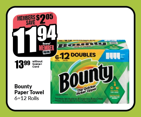 Bounty paper towels