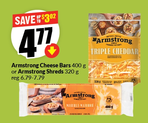 Armstrong cheese Bars