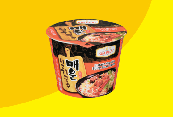 Kim Phat Spicy Beef Instant Noodles