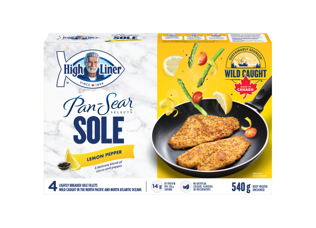 High liner pan sear sole