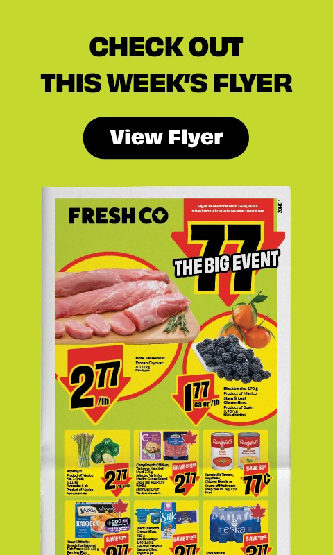 Text Reading 'Check out this week's flyer.' Know more details from the 'View Flyer' button given below.