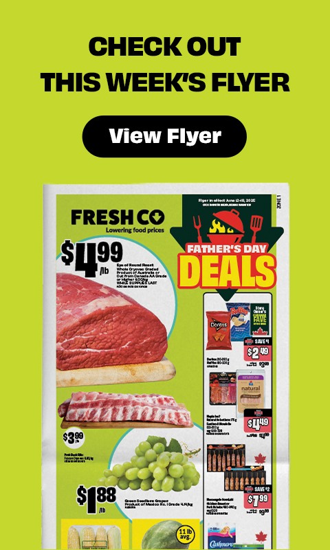 Text Reading 'Check out this week's flyer.' Know more details from the 'View Flyer' button given below.