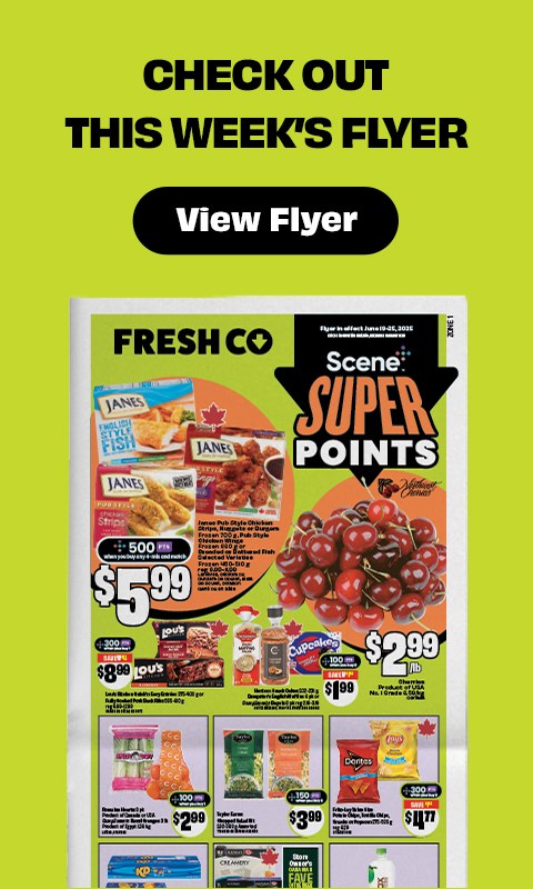Text Reading 'Check out this week's flyer.' Know more details from the 'View Flyer' button given below.