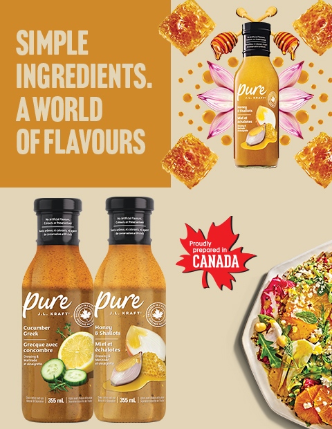 Simple ingredients a world of flavours