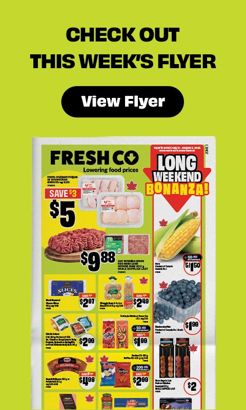 Text Reading 'Check out this week's flyer.' Know more details from the 'View Flyer' button given below.