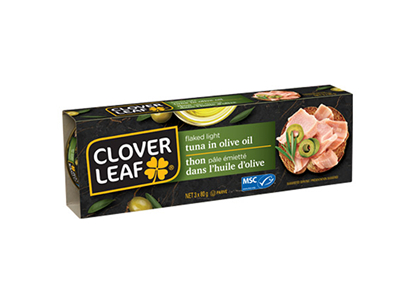 Clover Leaf Flaked Light Tuna in Olive Oil, 3x80g pack