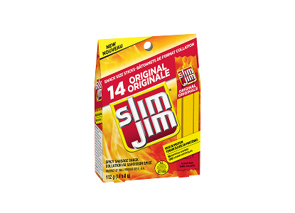 slim jim original multipack meat sticks 14x 8g
