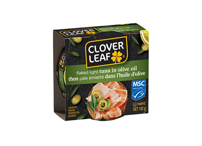 Clover Leaf Flaked Light Tuna in Olive Oil, 142g